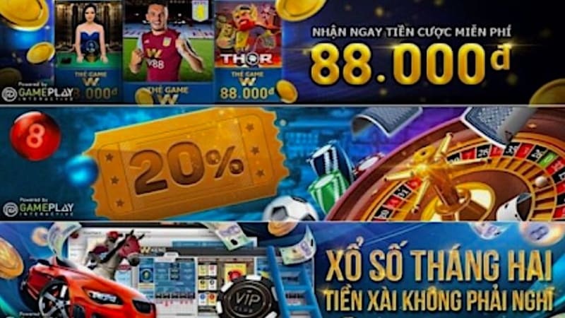 Khuyến mãi thưởng chào mừng W88
